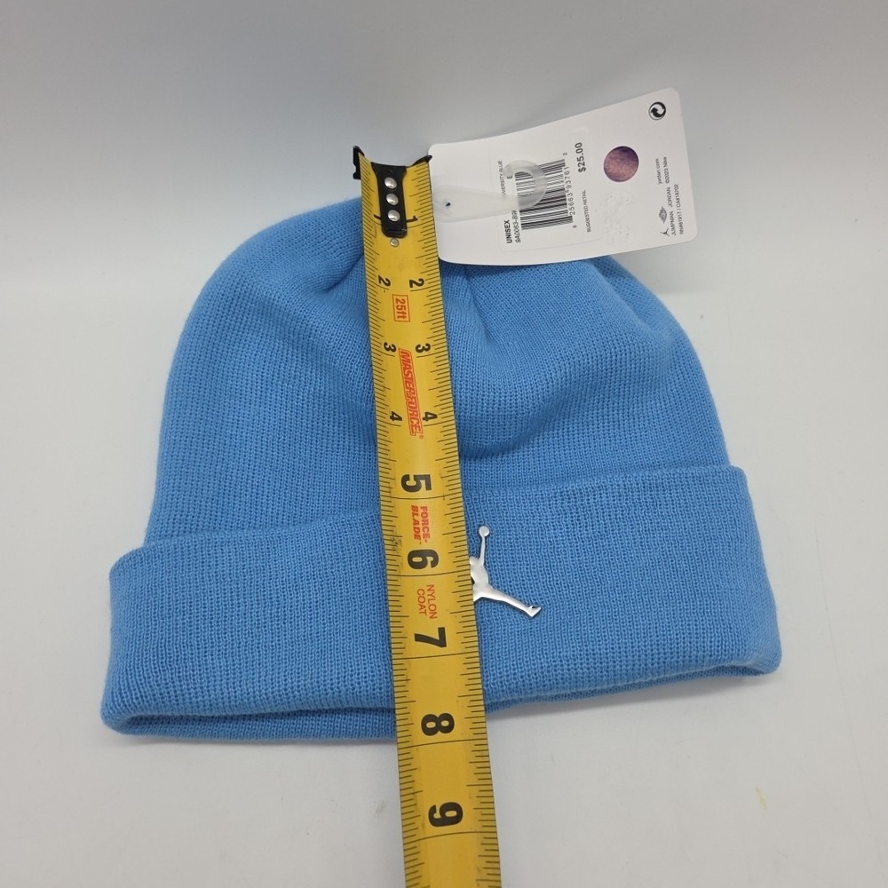 NWT - Jordan Boys Jumpman Logo Cuffed Beanie Youth 8-20 University Blue - Picture 7 of 7